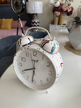 Funky clock white Large