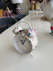 Funky clock white small