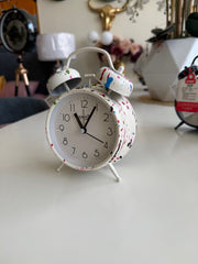 Funky clock white small