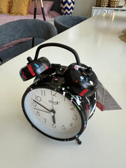 Funky clock Black small