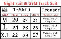 SKYBLUE MOTION night suit fabric cotton jarsy